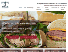 Tablet Screenshot of lovepointdeli.com